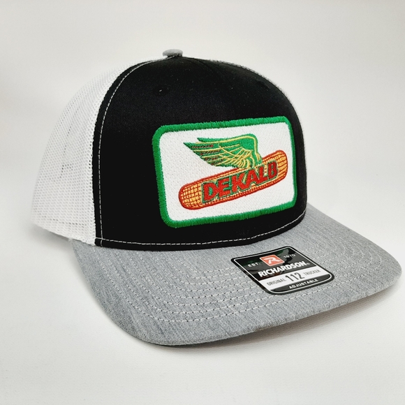 Dekalb Richardson 112 Trucker Mesh Snapback Hat Cap Embroidered Patch - Picture 2 of 3